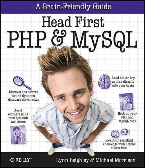 Book cover of Head First PHP and MySQL