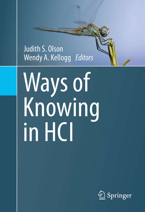 Book cover of Ways of Knowing in HCI