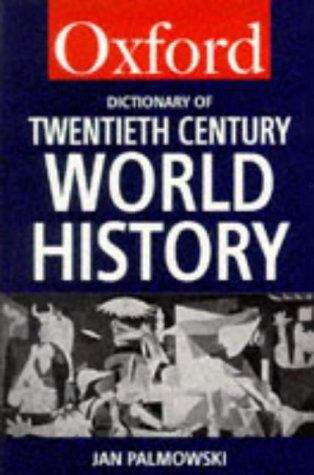 Book cover of A Dictionary of Twentieth-Century World History