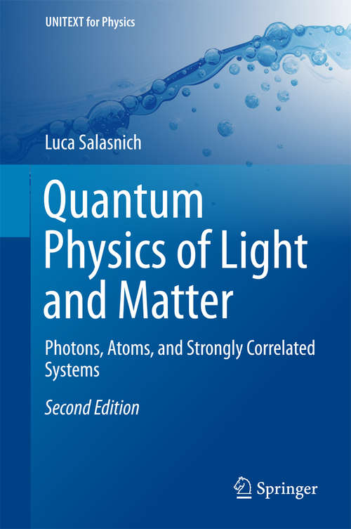 Book cover of Quantum Physics of Light and Matter