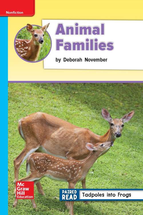 Book cover of Animal Families [On Level, Grade 2]