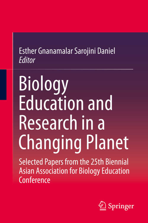 Book cover of Biology Education and Research in a Changing Planet