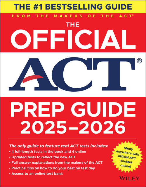 Book cover of The Official ACT Prep Guide 2025 - 2026: Book + Online Course