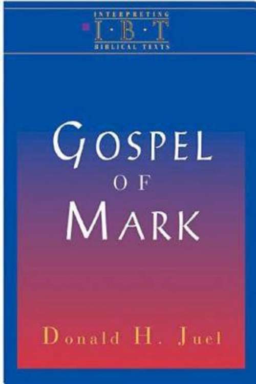 Book cover of Gospel of Mark