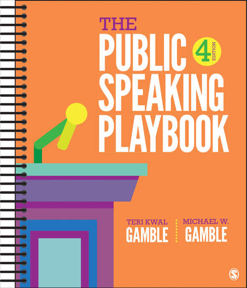 Book cover of The Public Speaking Playbook (Fourth Edition)