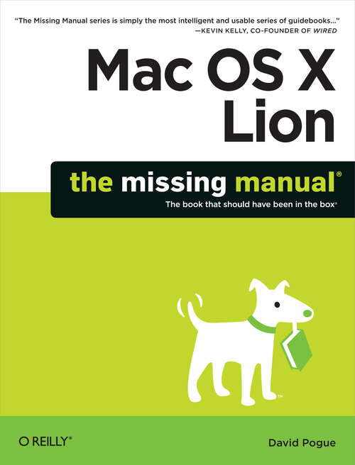 Book cover of Mac OS X Lion: The Missing Manual