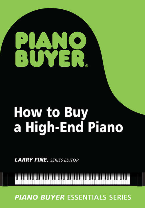 Book cover of How to Buy a High-End Piano