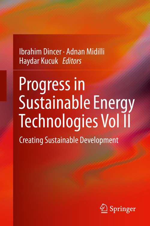 Book cover of Progress in Sustainable Energy Technologies Vol II