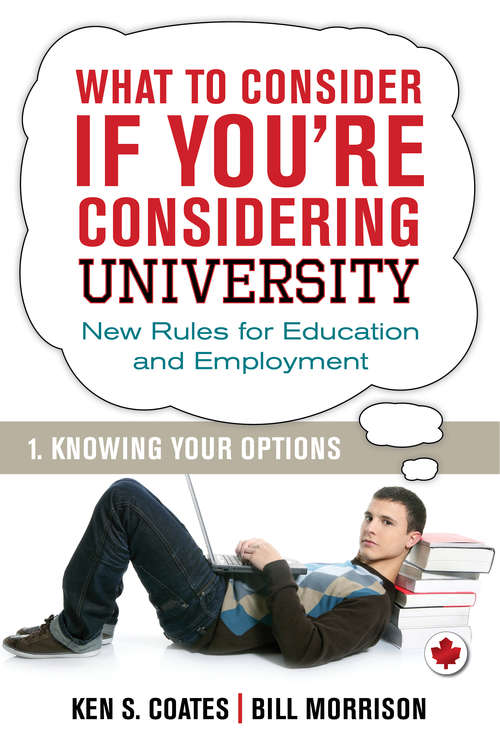 Book cover of What To Consider if You're Considering University — Knowing Your Options