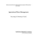 Book cover of Agricultural Water Management: Proceedings of a Workshop in Tunisia