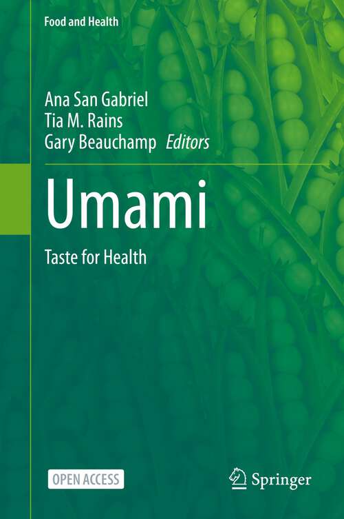 Book cover of Umami: Taste for Health (1st ed. 2024) (Food and Health)