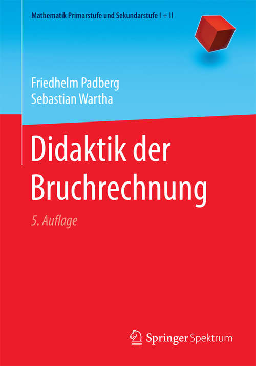 Book cover of Didaktik der Bruchrechnung