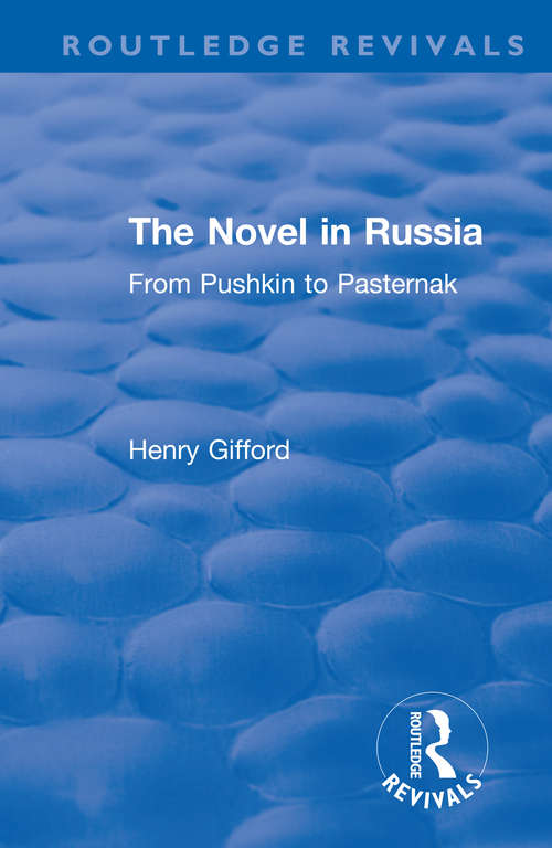 The Novel in Russia