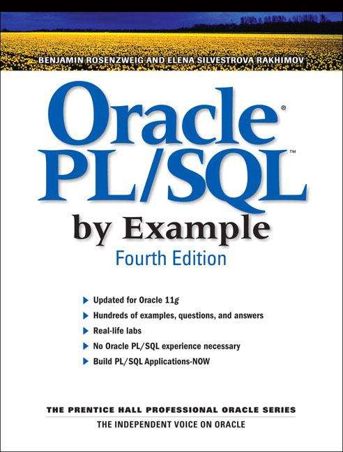 Book cover of Oracle PL/SQL by Example (4th edition)