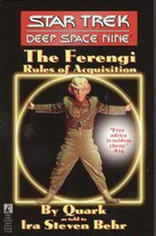Book cover of The Ferengi Rules of Acquisition