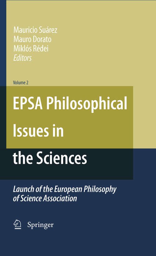 Book cover of EPSA Philosophical Issues in the Sciences