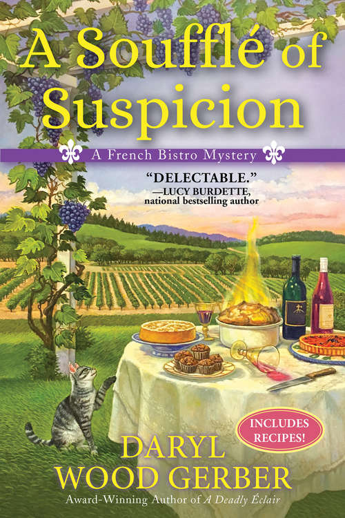 Book cover of A Souffle of Suspicion: A French Bistro Mystery (A French Bistro Mystery)