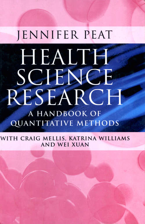 Book cover of Health Science Research: A Handbook of Quantitative Methods
