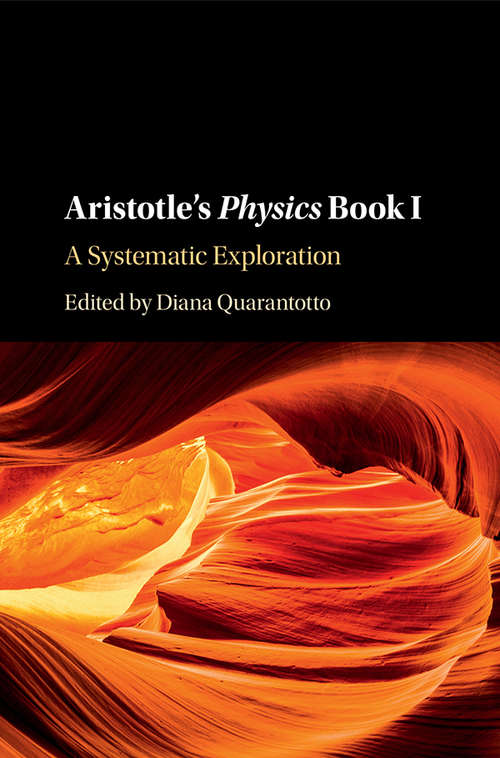Book cover of Aristotle’s Physics Book I