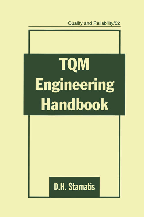 Book cover of TQM Engineering Handbook (1) (Quality and Reliability)