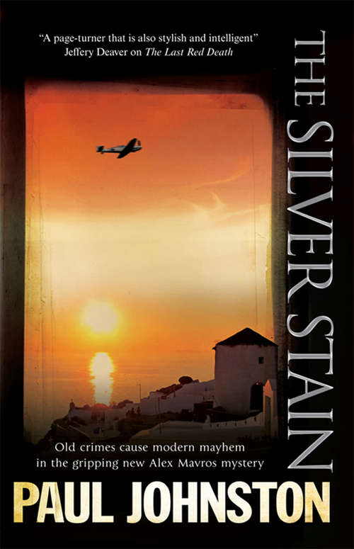 Book cover of The Silver Stain (The Alex Mavros Mysteries #4)