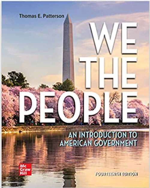 Book cover of We The People: An Introduction To American Government (Fourteenth Edition)