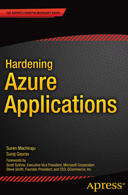 Book cover of Hardening Azure Applications