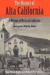 Book cover of The History of Alta California