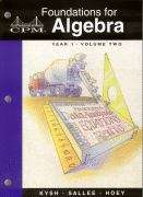 Foundations For Algebra: Year 1 (Volume #2)