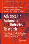 Advances in Automation and Robotics Research: Proceedings of the 3rd Latin American Congress on Automation and Robotics, Monterrey, Mexico 2021 (Lecture Notes in Networks and Systems #347)