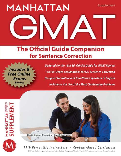 Book cover of Official Guide Companion for Sentence Correction