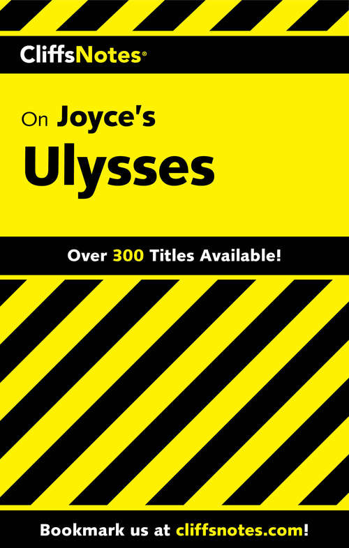 Book cover of CliffsNotes on Joyce's Ulysses (Cliffsnotes Ser.)