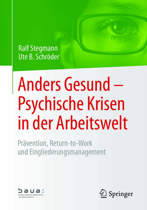 Book cover of Anders Gesund – Psychische Krisen in der Arbeitswelt
