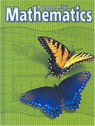 Book cover of Houghton Mifflin Mathematics