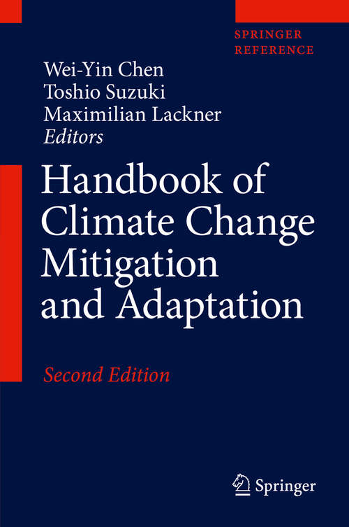 Book cover of Handbook of Climate Change Mitigation and Adaptation