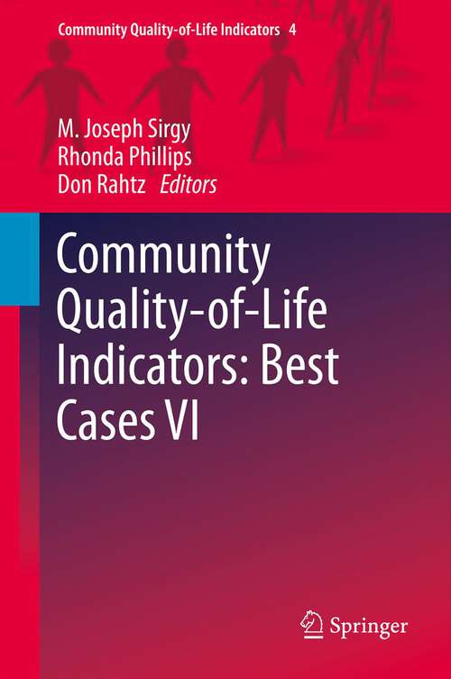 Book cover of Community Quality-of-Life Indicators: Best Cases V