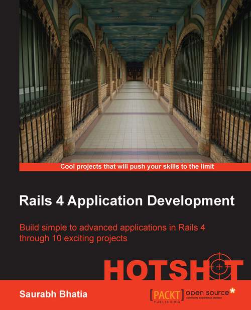 Book cover of Rails 4 Application Development HOTSHOT