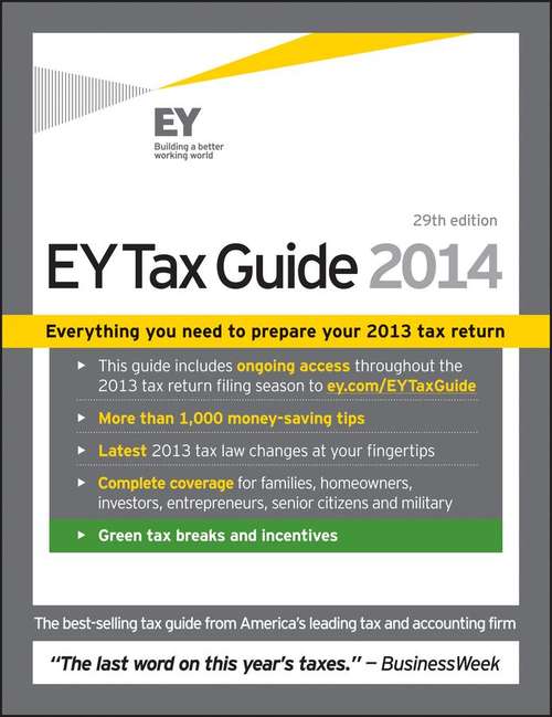 Book cover of Ernst & Young Tax Guide 2014