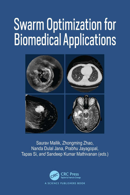 Book cover of Swarm Optimization for Biomedical Applications (1)
