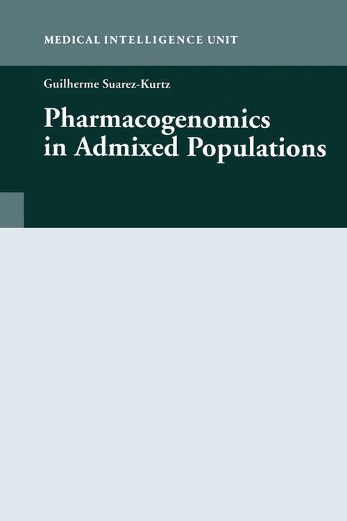 Book cover of Pharmacogenomics in Admixed Populations
