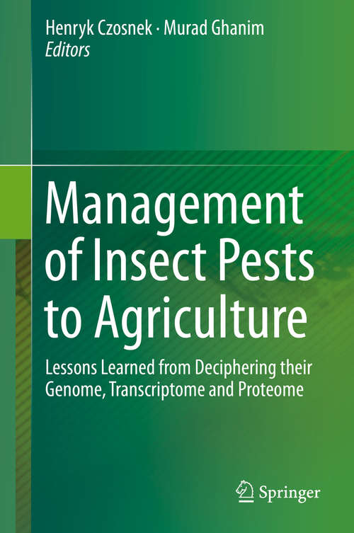 Book cover of Management of Insect Pests to Agriculture