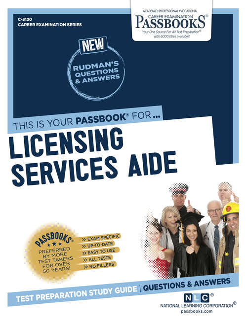Book cover of Licensing Services Aide: Passbooks Study Guide (Career Examination Series)