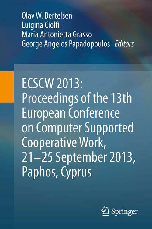 ECSCW 2013