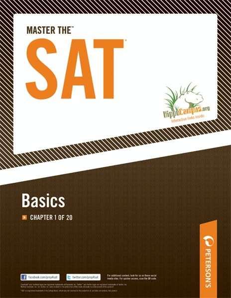 Book cover of Master the SAT Basics: Chapter 1 of 20