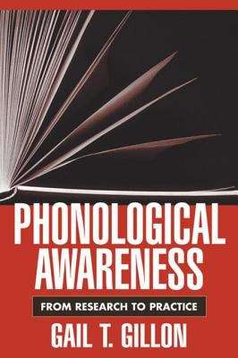 Book cover of Phonological Awareness