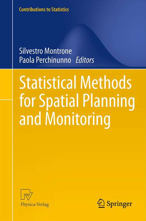 Book cover of Statistical Methods for Spatial Planning and Monitoring