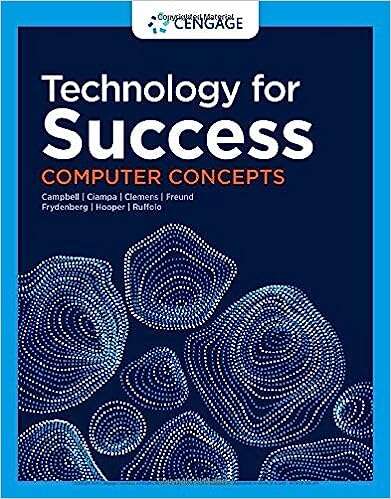 Book cover of Technology for Success: Computer Concepts