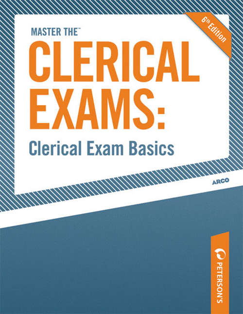 Book cover of Clerical Exam Basics