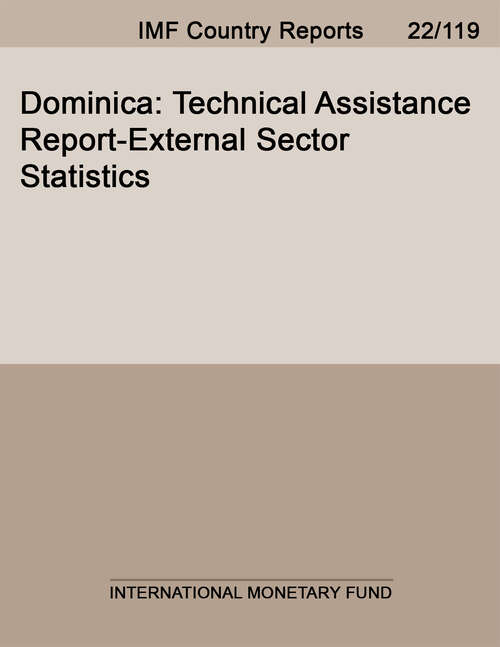 Book cover of Dominica: Technical Assistance Report-External Sector Statistics (Imf Staff Country Reports)