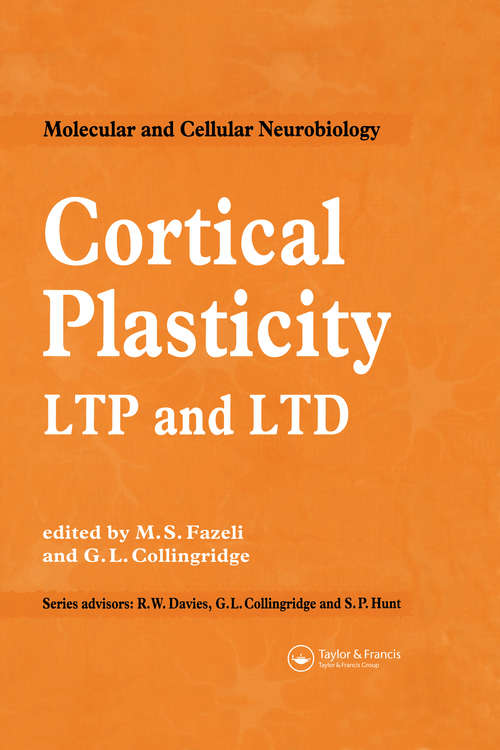 Book cover of Cortical Plasticity